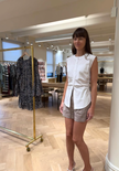 VER Buttondown Sleeveless Top
