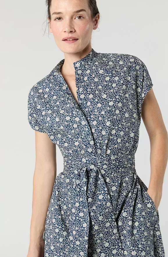 AM Belted Buttondown Shirtdress
