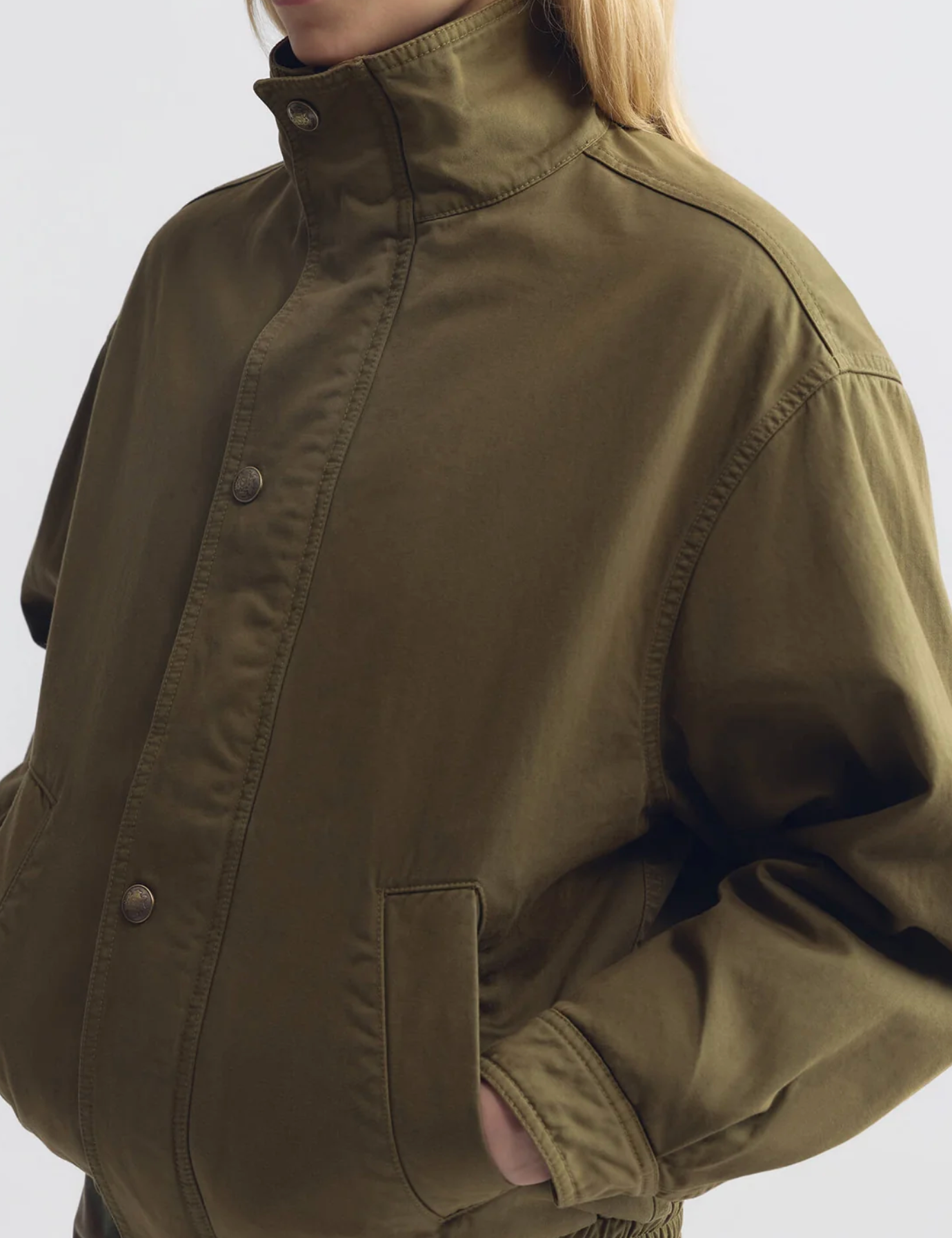 NIL Funnel Neck Blouson Jacket