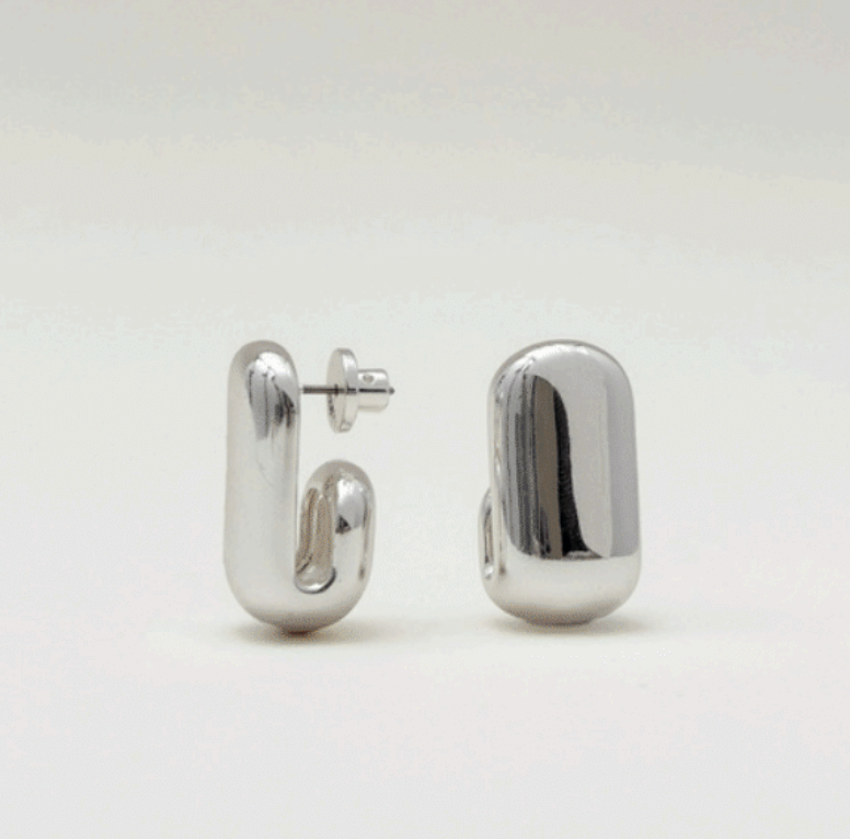 JEN Rectangular Hoop Earrings