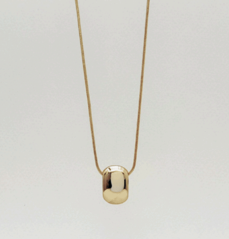 JEN Rectangular Pendant Necklace