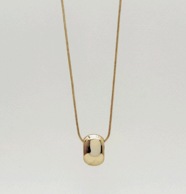 JEN Rectangular Pendant Necklace
