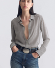 NIL Striped Slim Buttondown Shirt