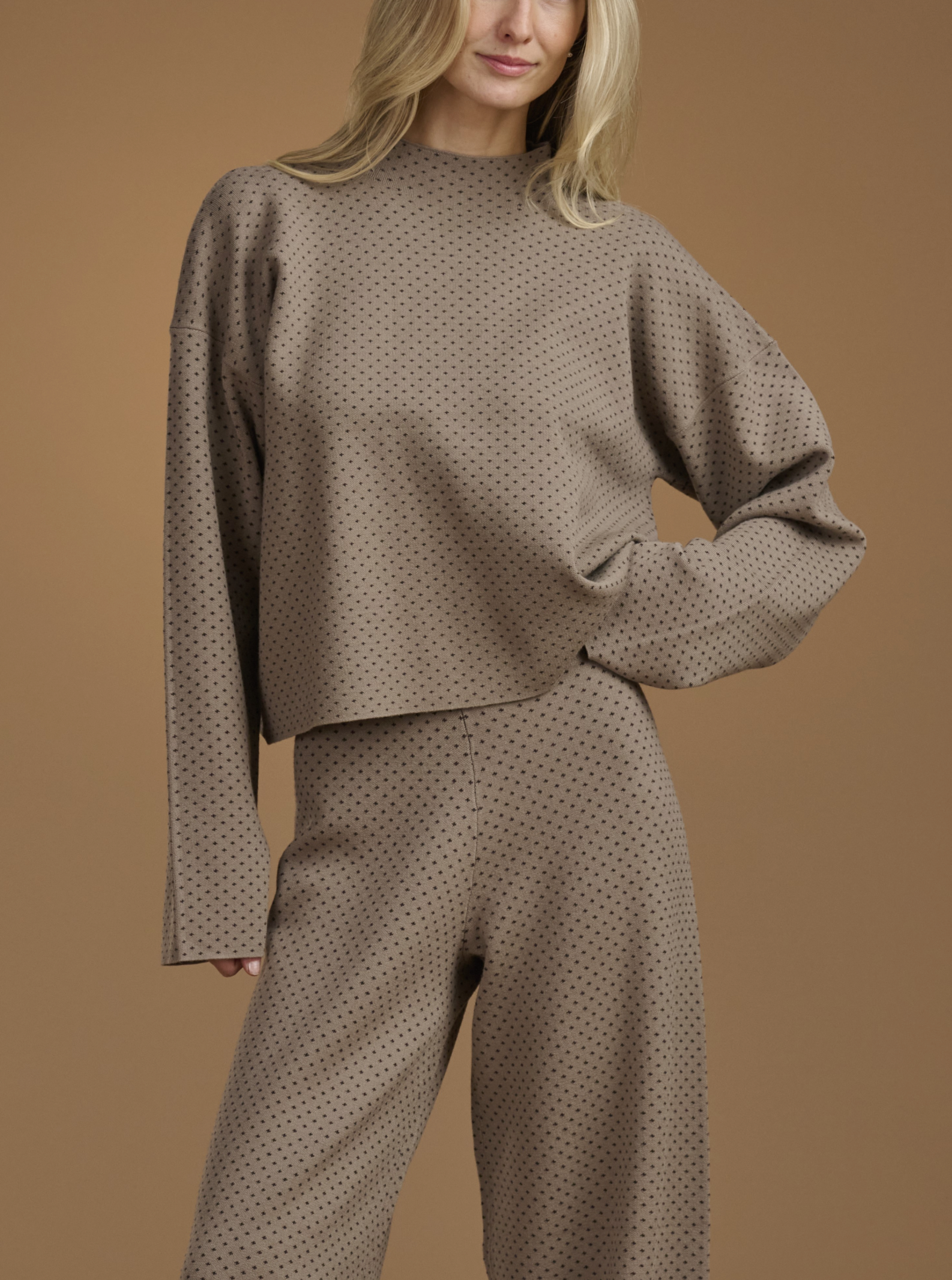 SPL Dotted Sweater Set