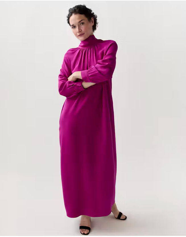 AM High Neck Maxi Dress