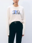 WHI Ski Embroidered Sweater