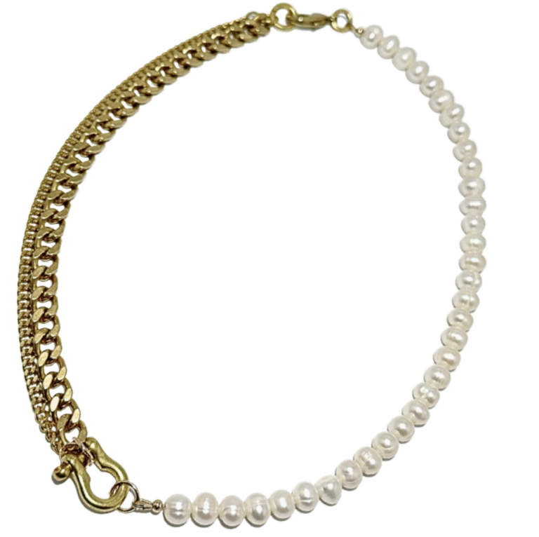 RN Pearl Shackle Necklace