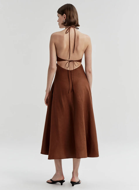 ALC Linen Halter Dress