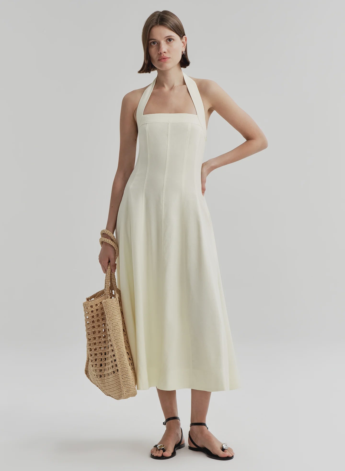 ALC Yellow Halter Dress