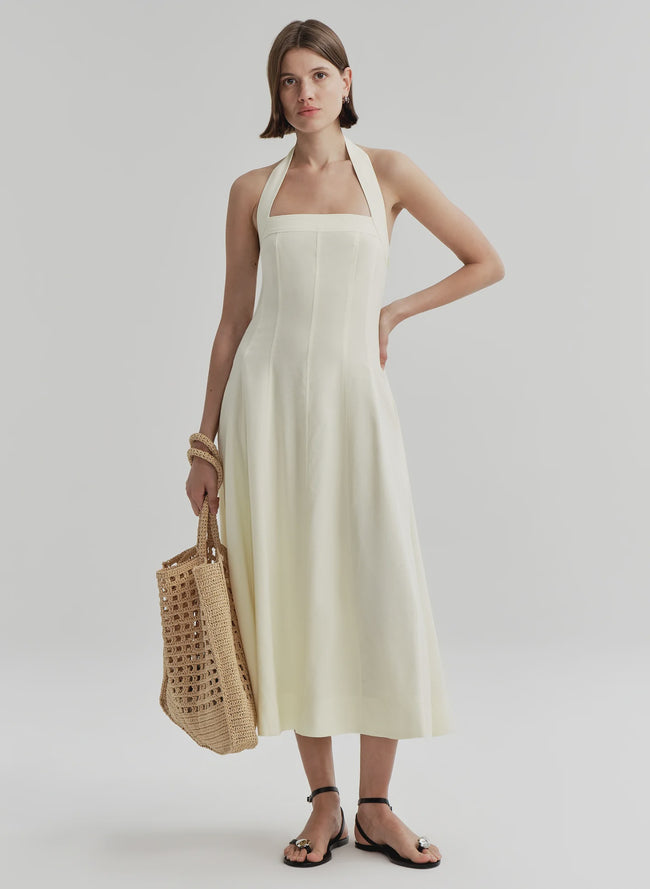 ALC Yellow Halter Dress
