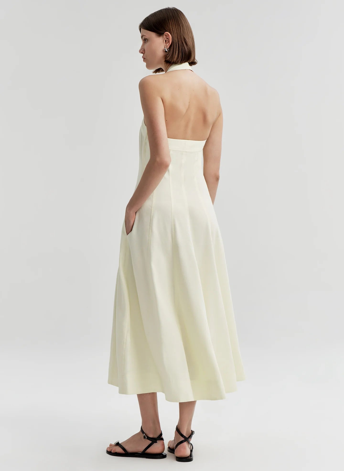 ALC Yellow Halter Dress