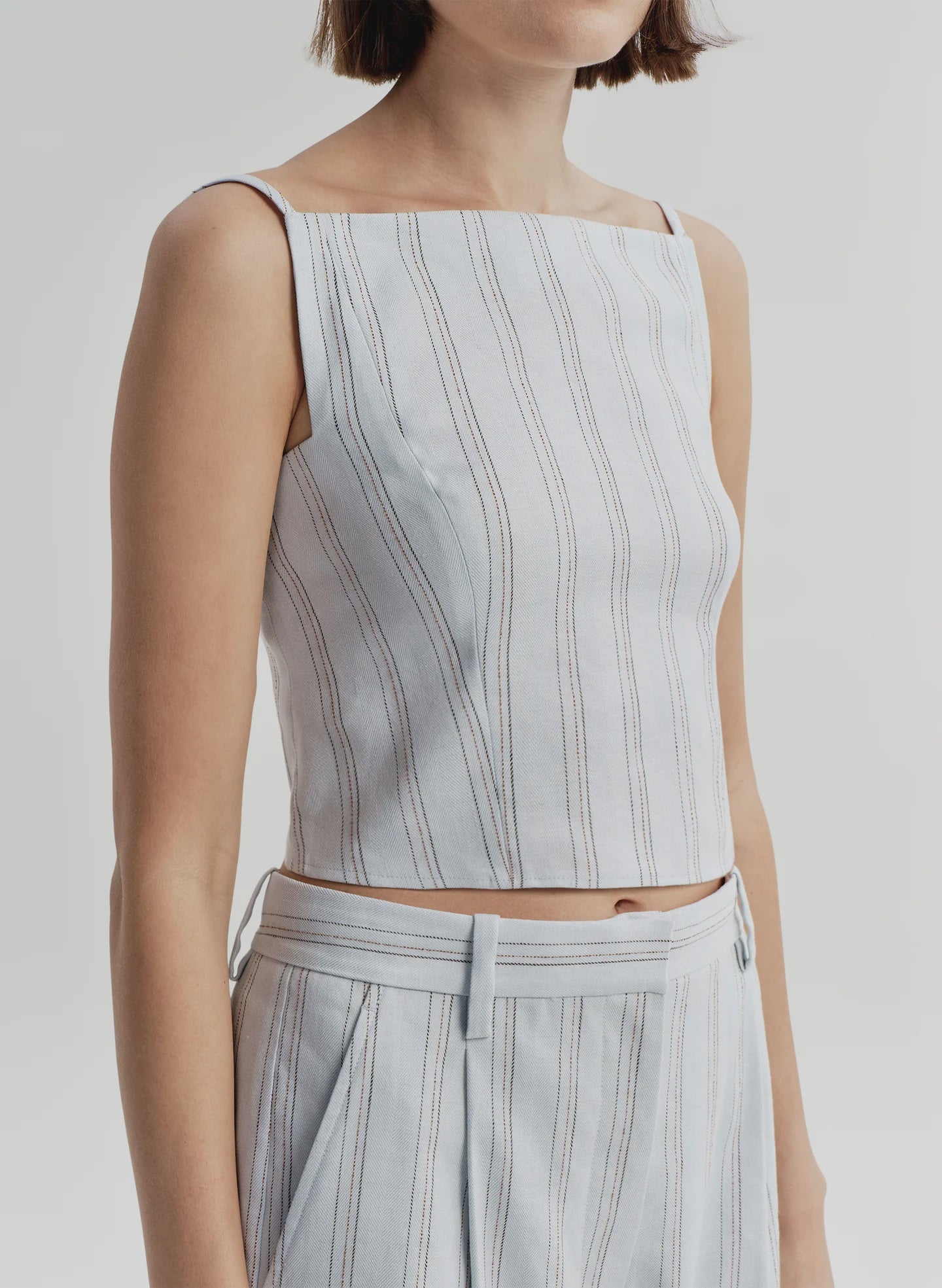 ALC Pinstripe Boatneck Top