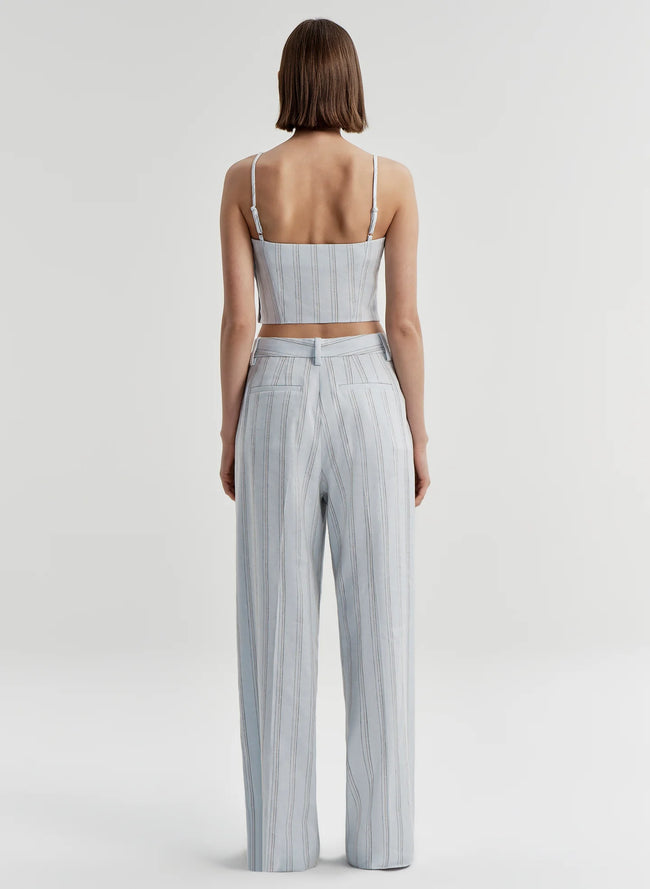 ALC Pinstripe Boatneck Top