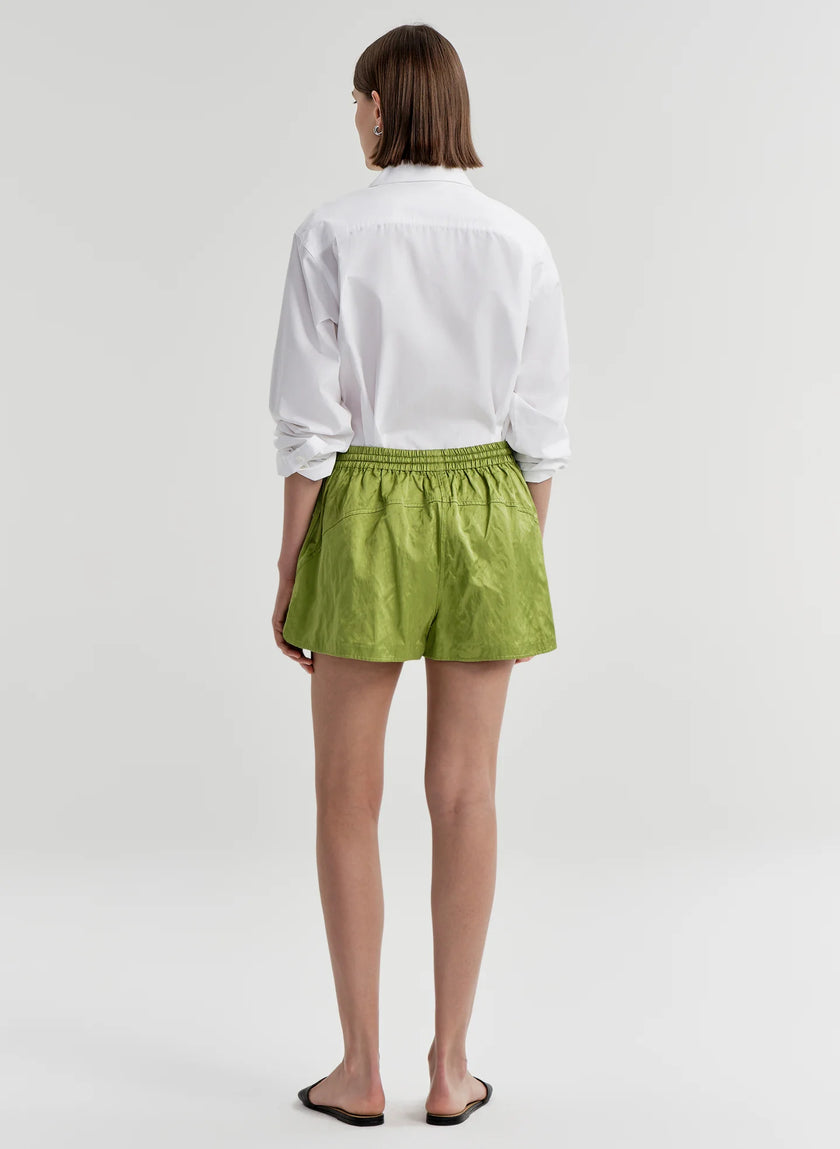 ALC Satin Drawstring Shorts