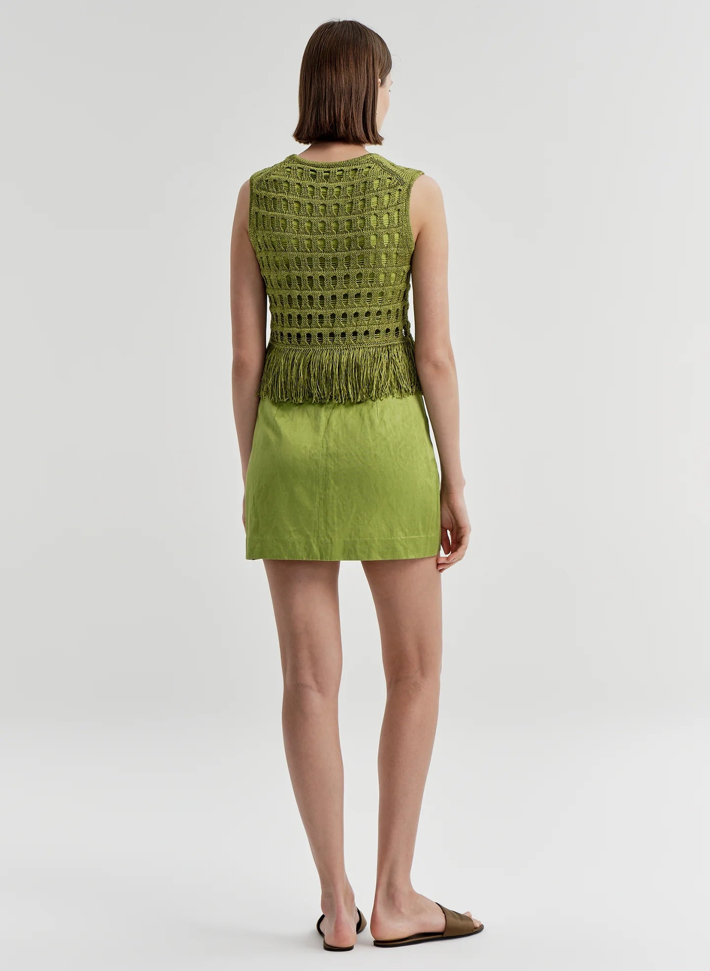 ALC Crochet Fringe Top