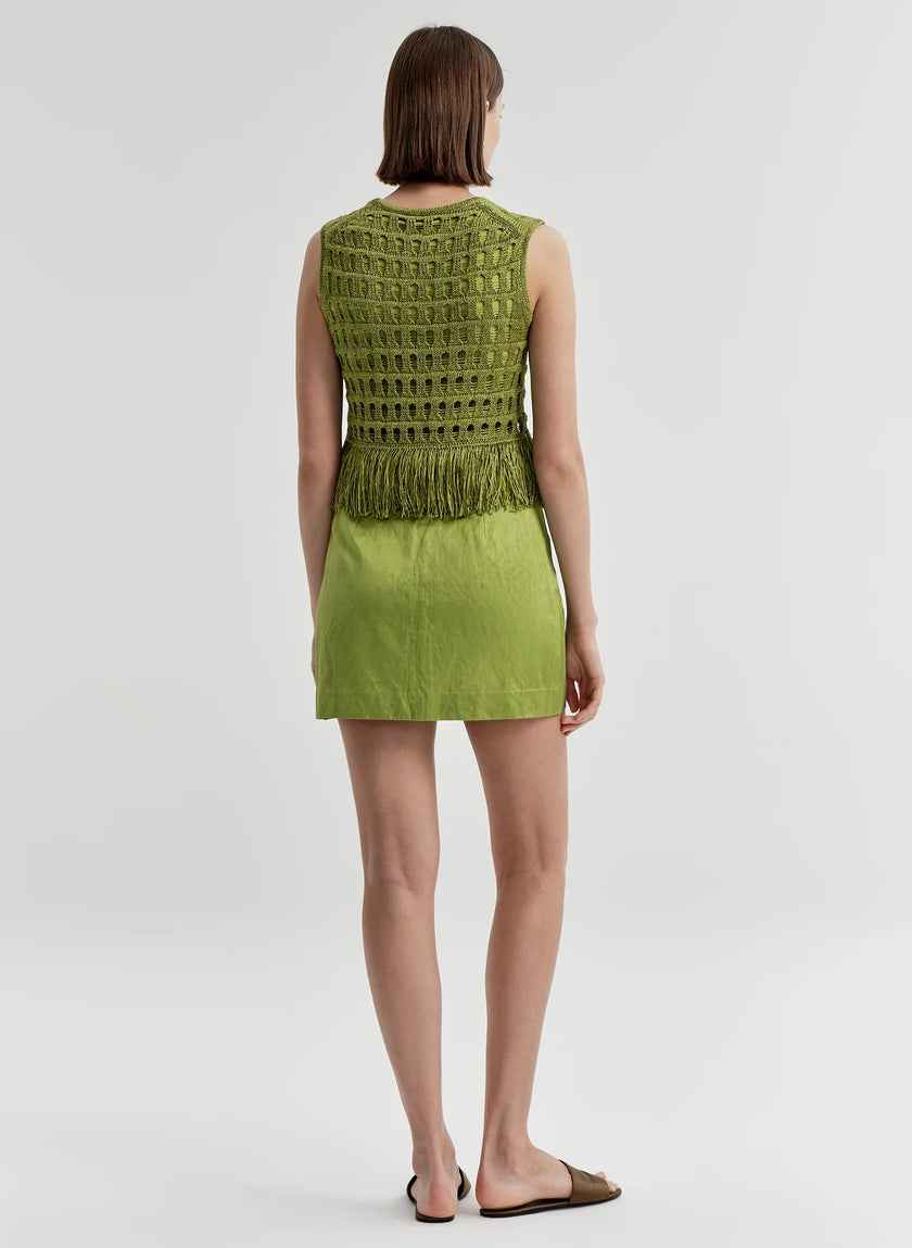 ALC Crochet Fringe Top