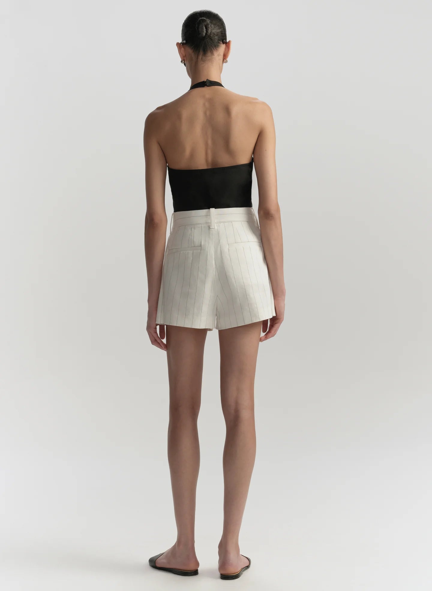 ALC Striped Pleated Shorts