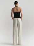 ALC Linen Stretch Halter Top