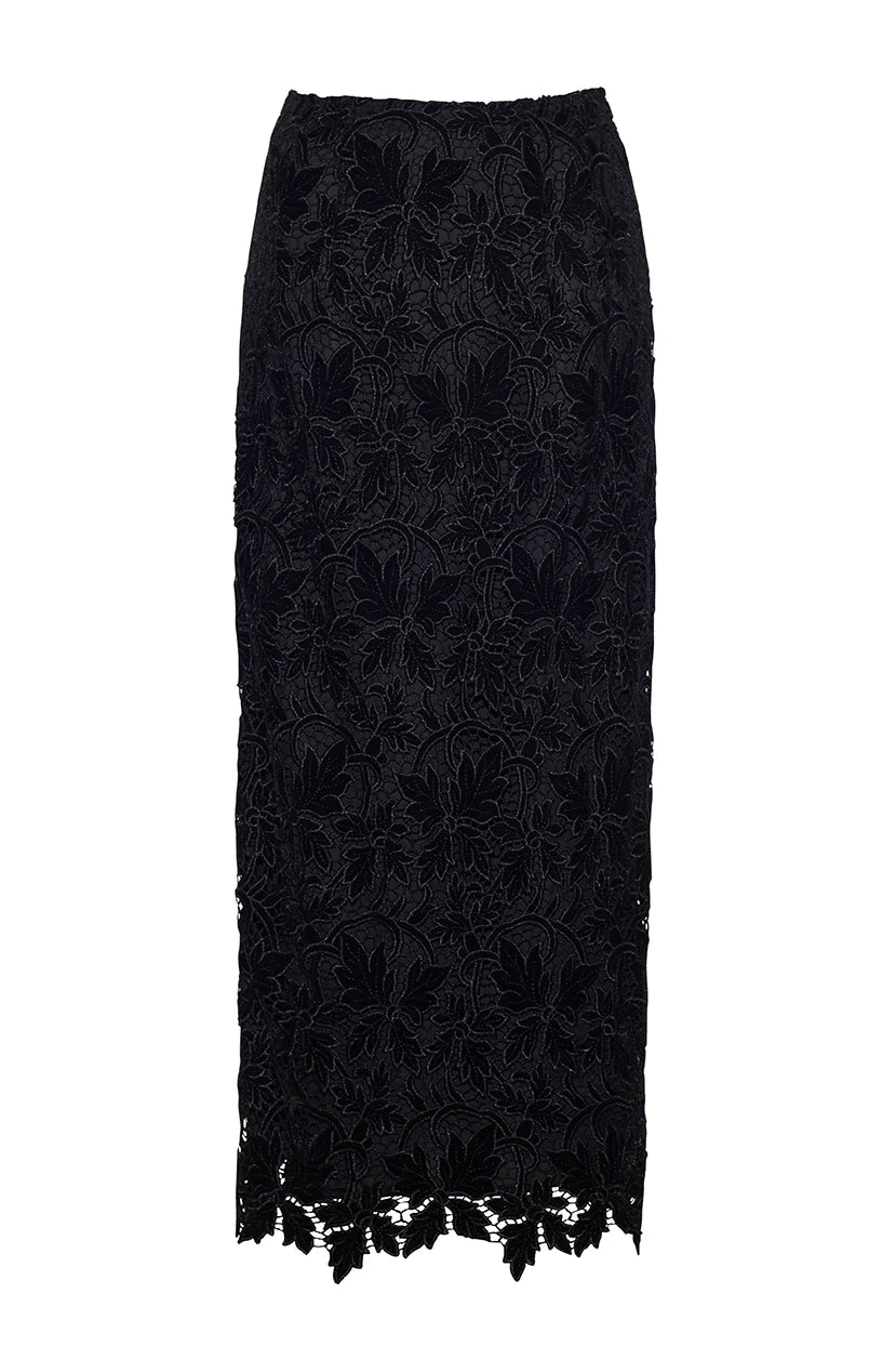 CC Velvet Lace Skirt