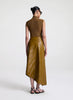 ALC Leather Pleated Skirt