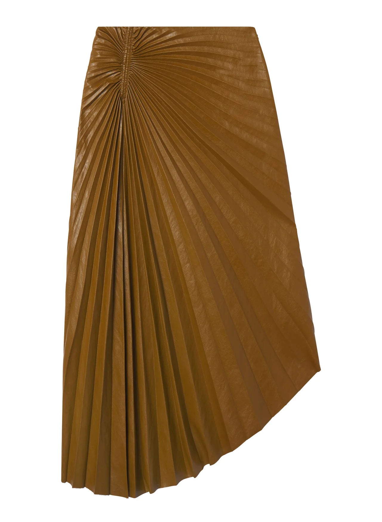 ALC Leather Pleated Skirt