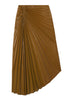 ALC Leather Pleated Skirt