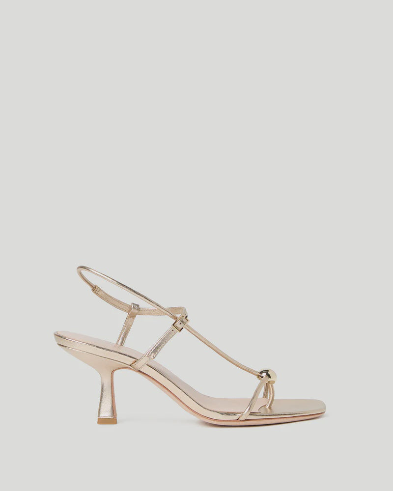 LOF Metallic Heeled Sandal