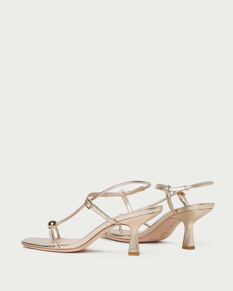 LOF Metallic Heeled Sandal