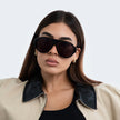 ILL Oversized Aviator Sunglasses