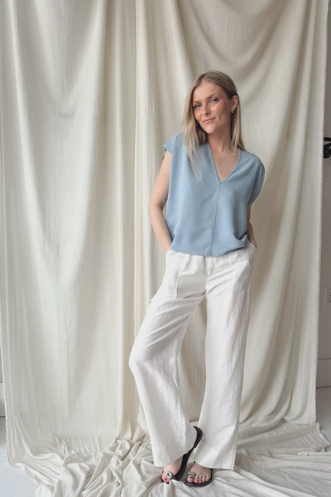 NAT Chambray Box Top