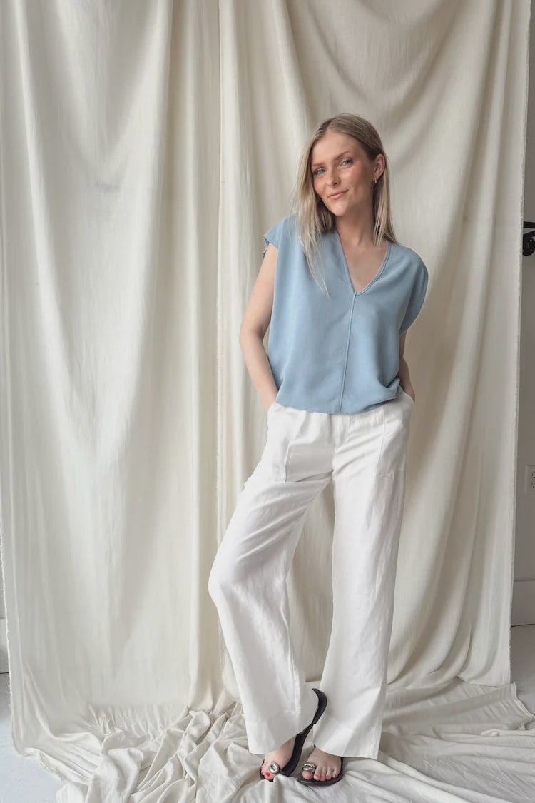 NAT Chambray Box Top