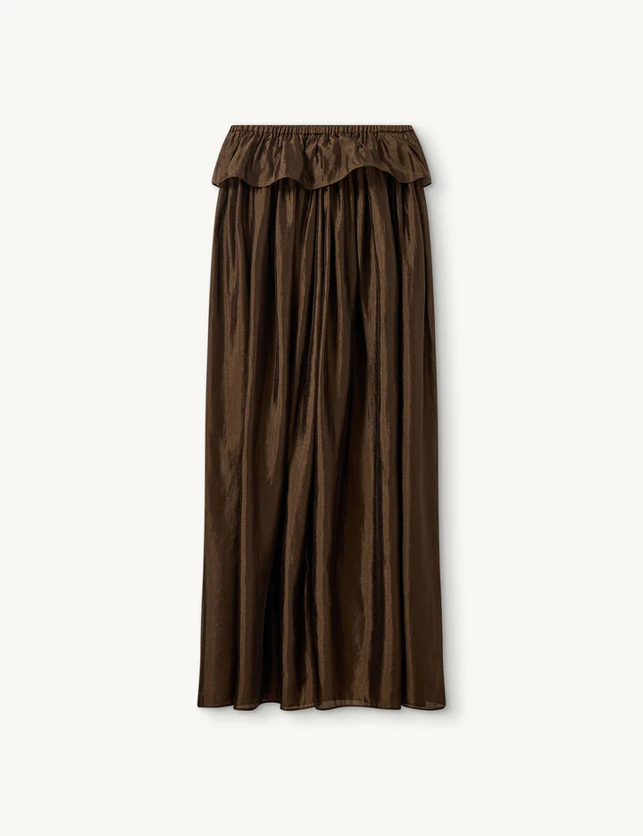 GAR Sheer Flowy Maxi Skirt