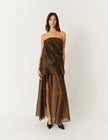 GAR Sheer Flowy Maxi Skirt