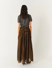 GAR Sheer Flowy Maxi Skirt