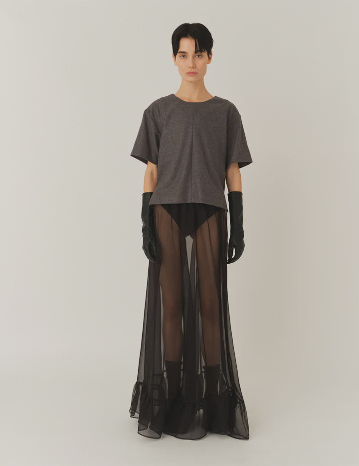 GAR Structured Short Sleeve Top