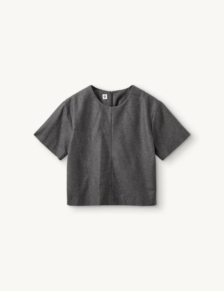 GAR Structured Short Sleeve Top