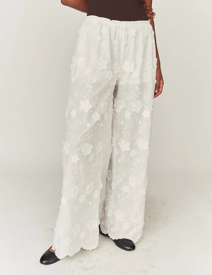 GAR Textured Floral Pants