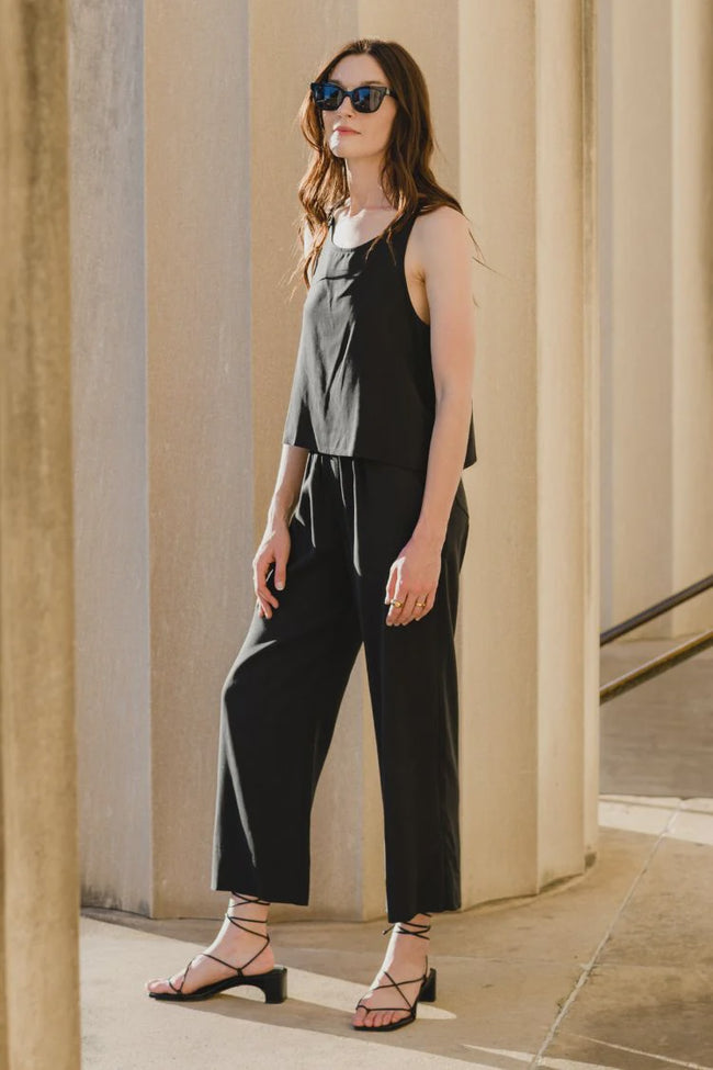 NAT Wherever Cropped Pant Black