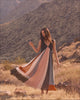 VER Multicolor Pleated Midi Dress