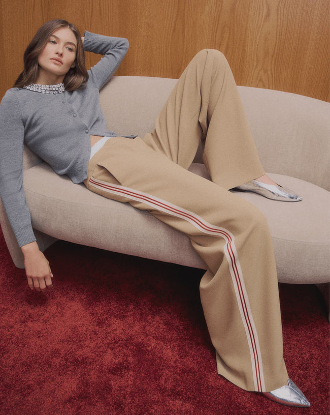 VER Embellished Neckline Cardigan