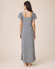 SPL Gingham Puff Sleeve Dress