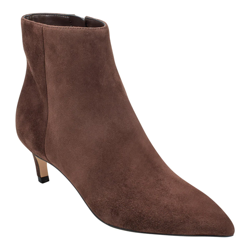 MFI Suede Kitten Heel Bootie