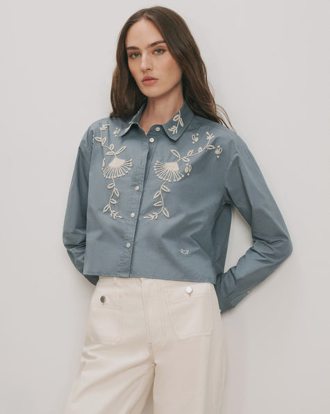 VER Beaded Buttondown Shirt