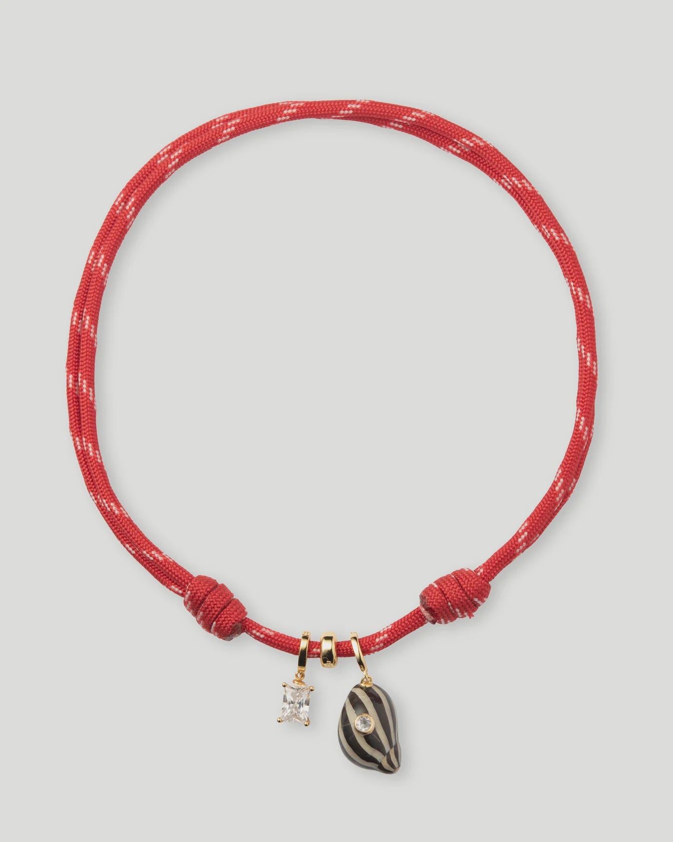 ELI Red Chord Charm Necklace