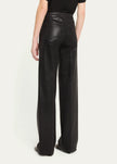 L'A High Rise Black Coated Jeans