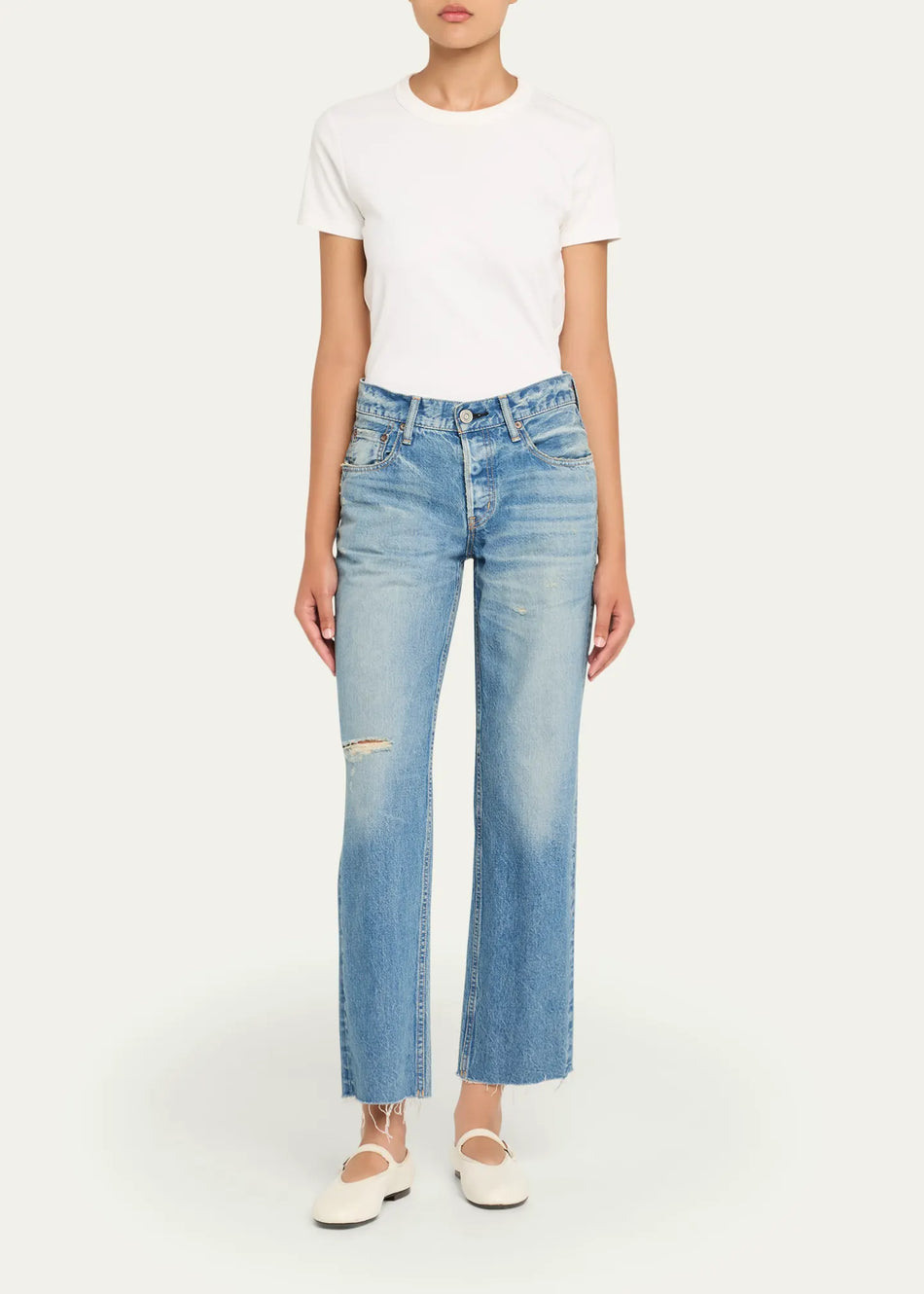 MOU Straight Low Rise Jean