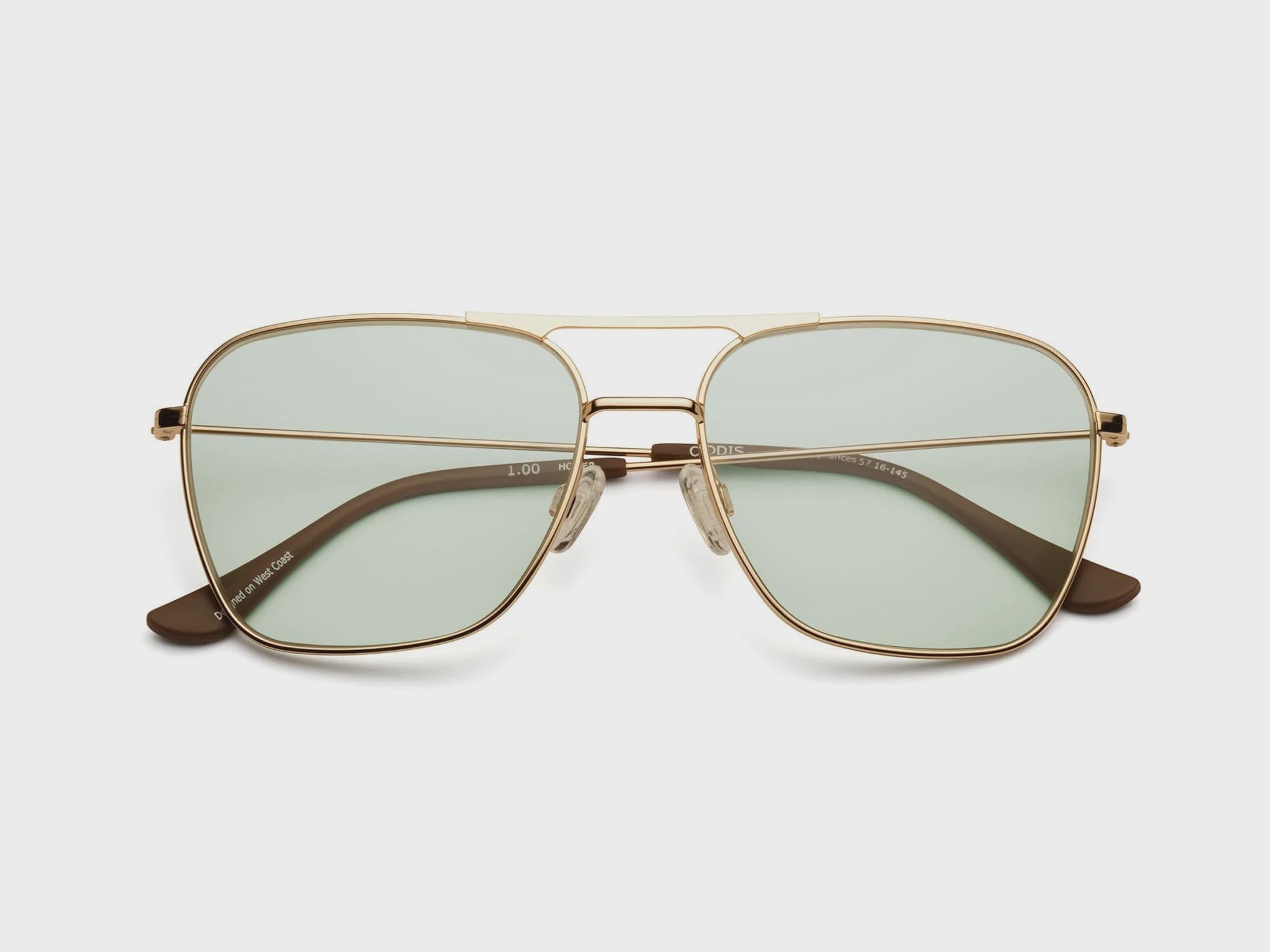 CAD Gold Readers with Green Lens
