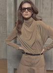 VIN Draped Long Sleeve Blouse