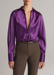 VIN Satin Long Sleeve Blouse