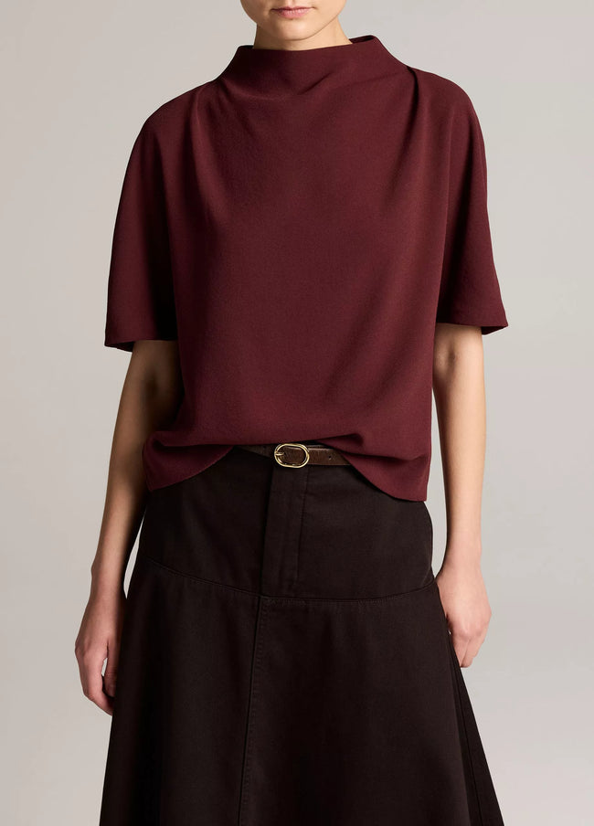 VIN Funnel Neck Top